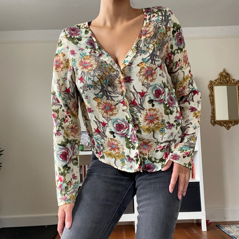 Tobi Floral Blouse